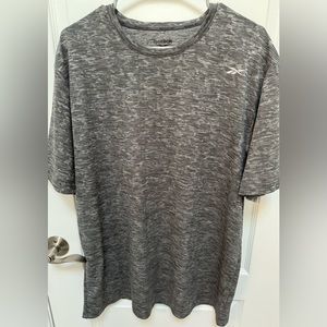 Reebok Men’s grey fast drying tee shirt size XL